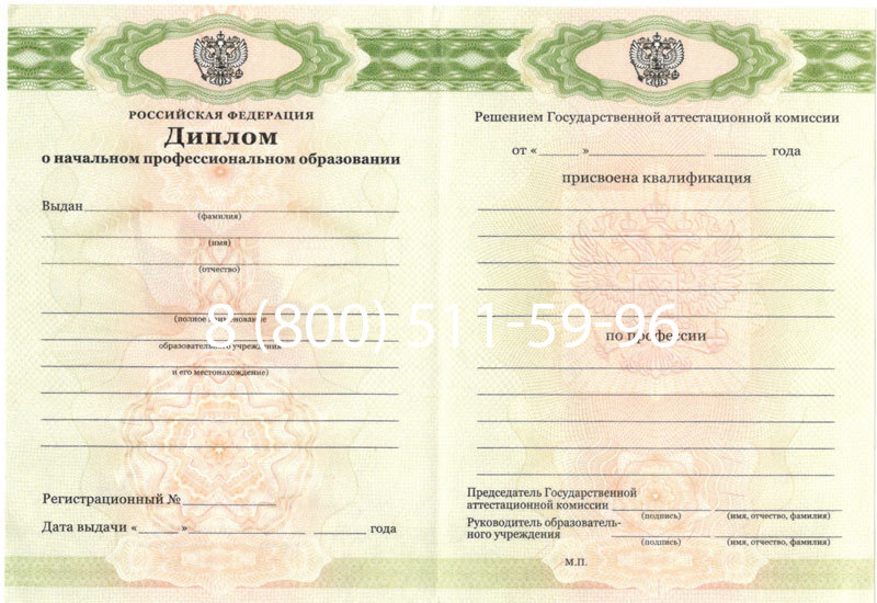 Купить Диплом ПТУ 2014-2024 года в Петропавловске-Камчатском