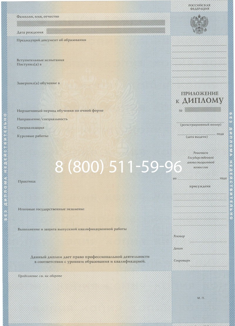 Купить Диплом специалиста 1997-2002 годов в Петропавловске-Камчатском